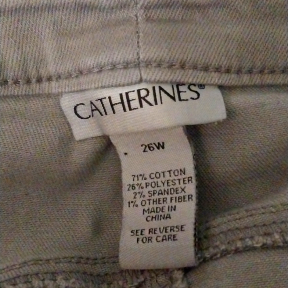 Catherines plus size Grey jeans